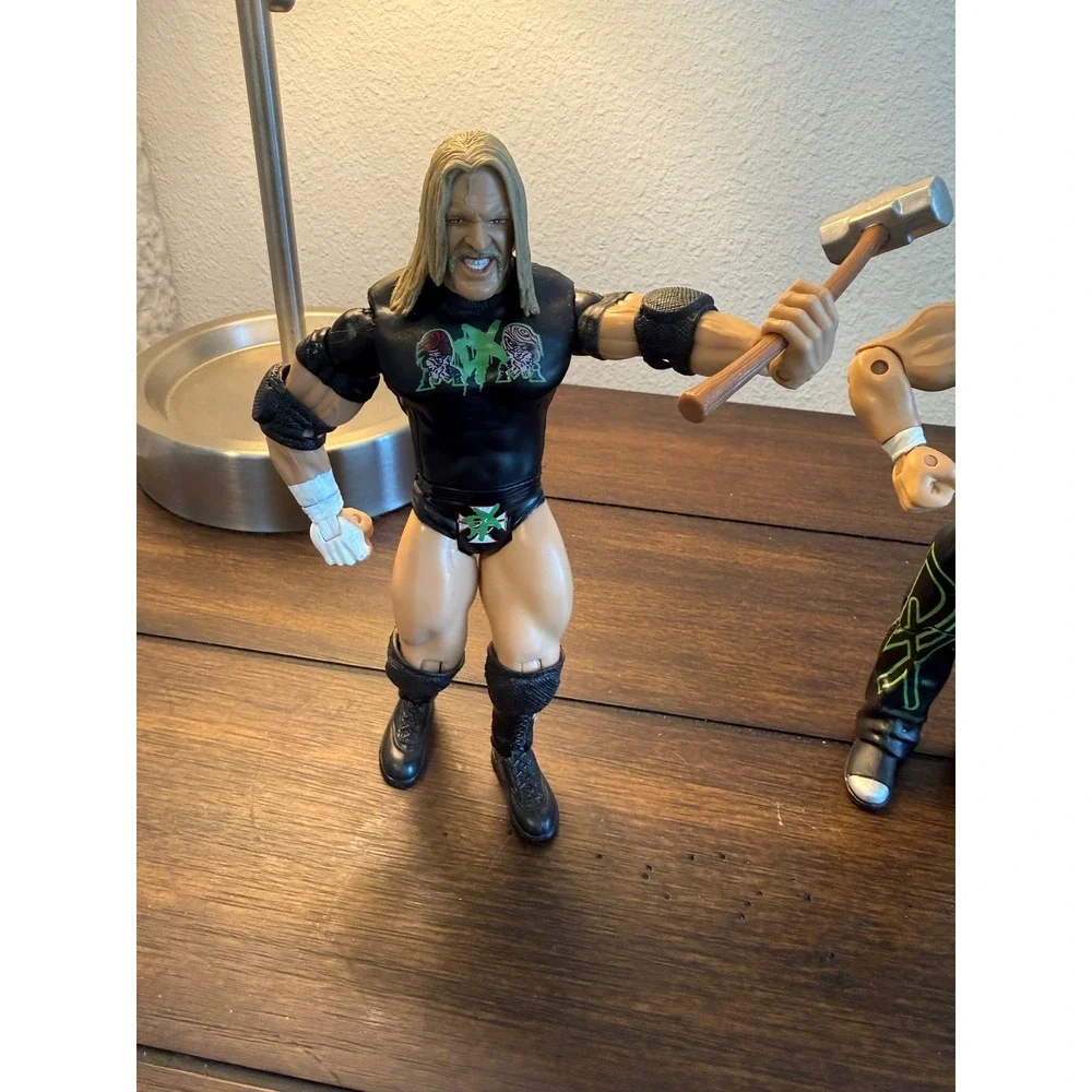 WWE Adrenaline D-Generation X Shawn Michaels Triple H Figure Set DX Sledgehammer